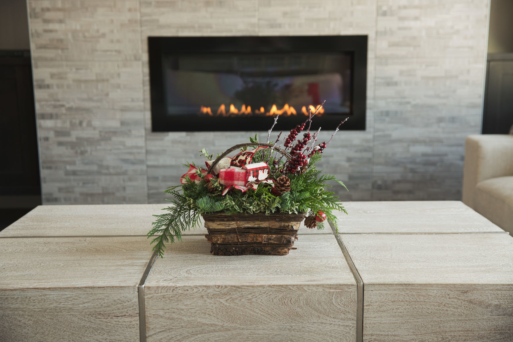 Gainans Evergreen Centerpiece